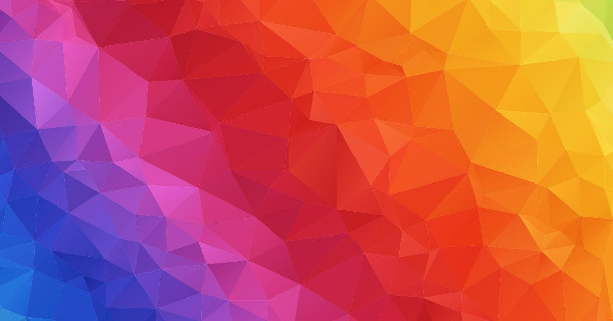 Rainbow Fractal background