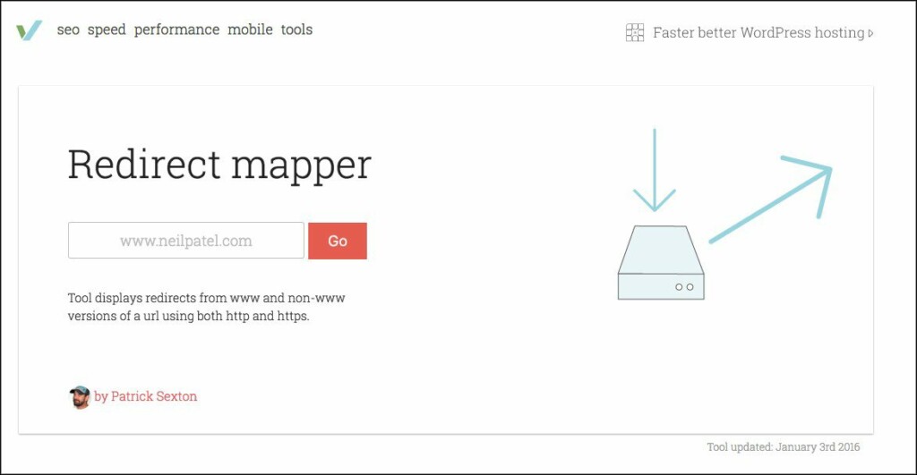 Varvy URL redirect mapper tool.