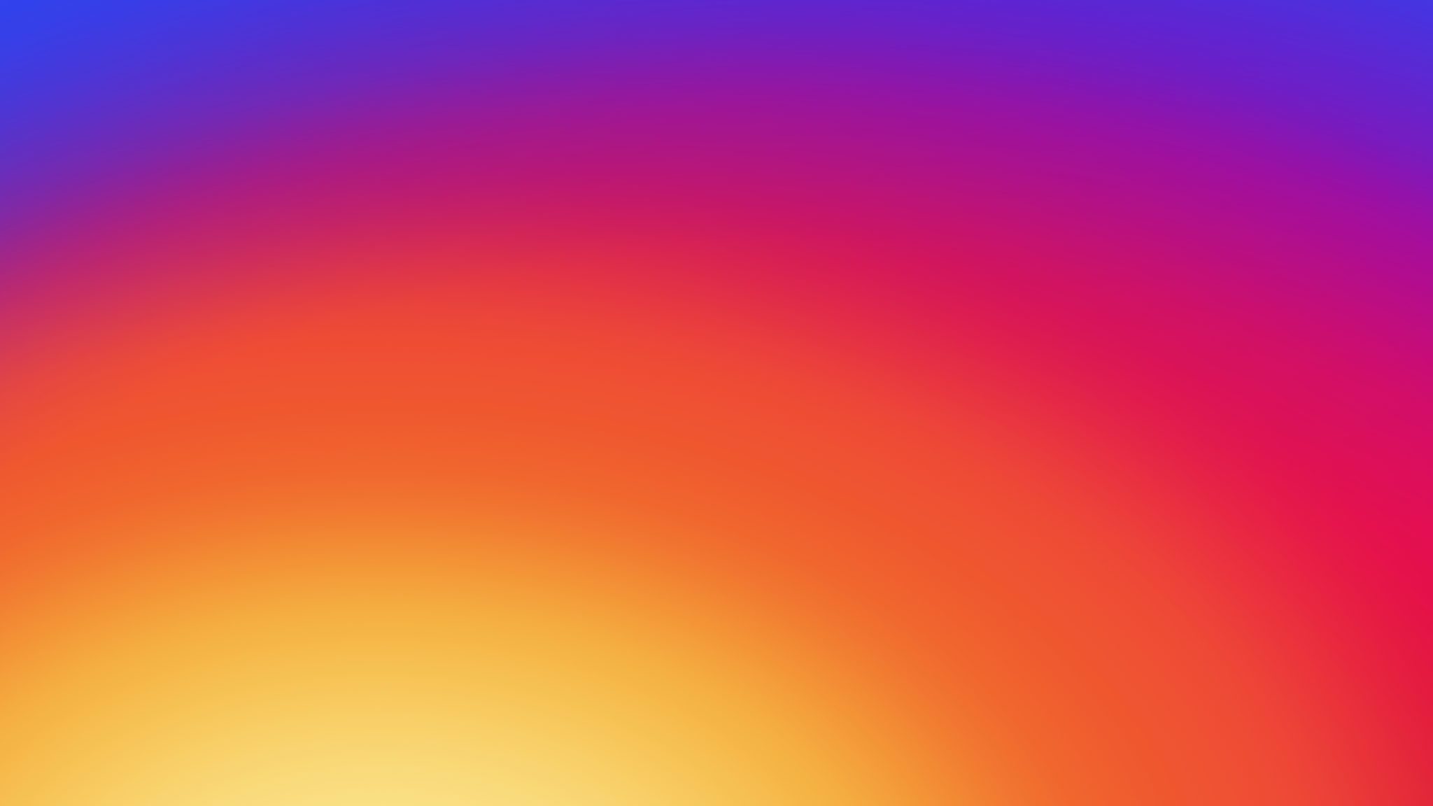 Yellow, orange, red magenta and purple radial gradient.