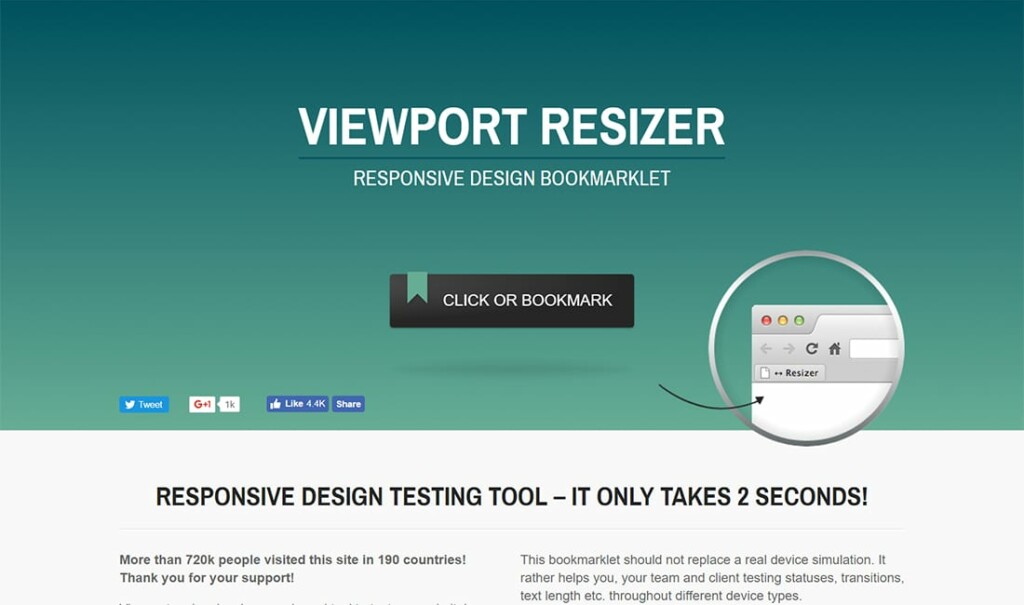 Screen Capture: viewport resizer. click or bookmark!